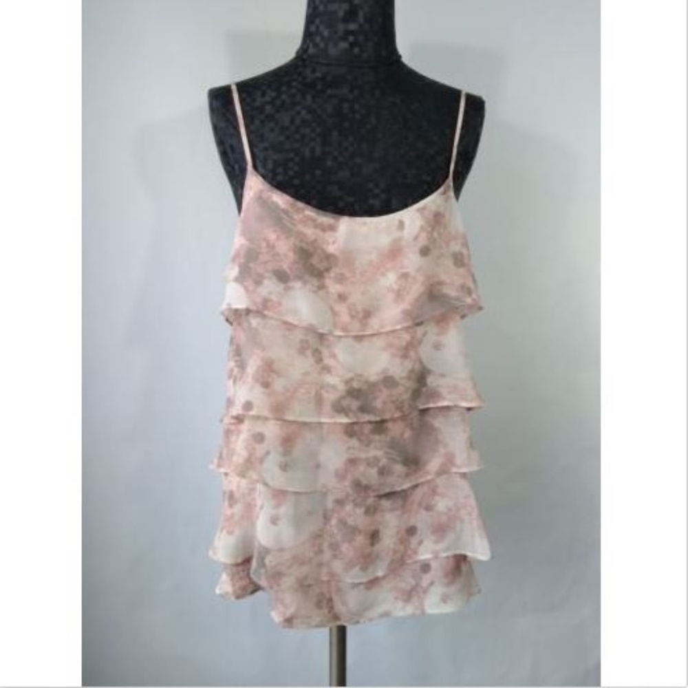 Ruffle Top Adjustable Straps Size Large L